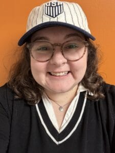 headshot of dr.mccabe in a team usa soccer hat